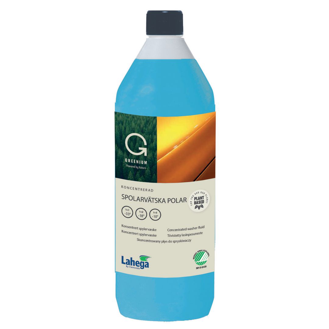 LAHEGA Spolarvätska Greenium Polar 1L | Städ och hygien - Städredskap - Utomhusredskap | Kontorsexperten