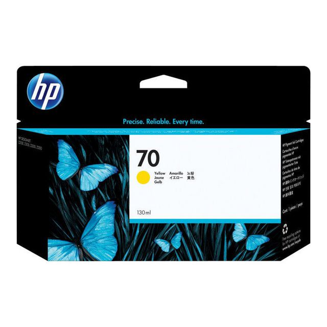 HP Bläckpatron C9454A 70 Gul | Toner och bläck - Bläckpatroner - Bläckpatroner HP | Kontorsexperten