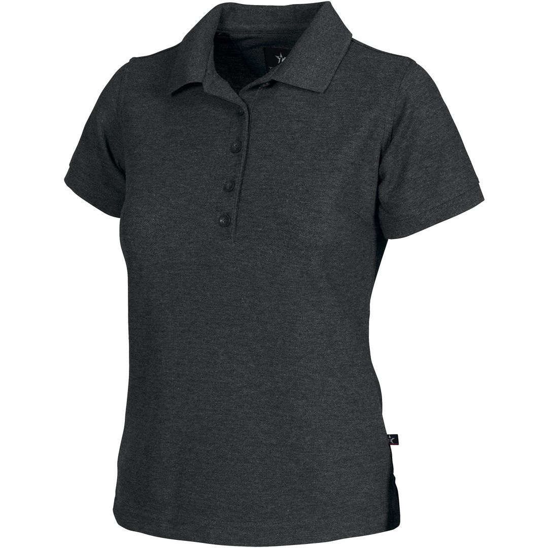 TEXSTAR Pikétröja PSW4 50/50 dam grå 2XL | Arbetskläder - Arbetströjor - Piké | Kontorsexperten