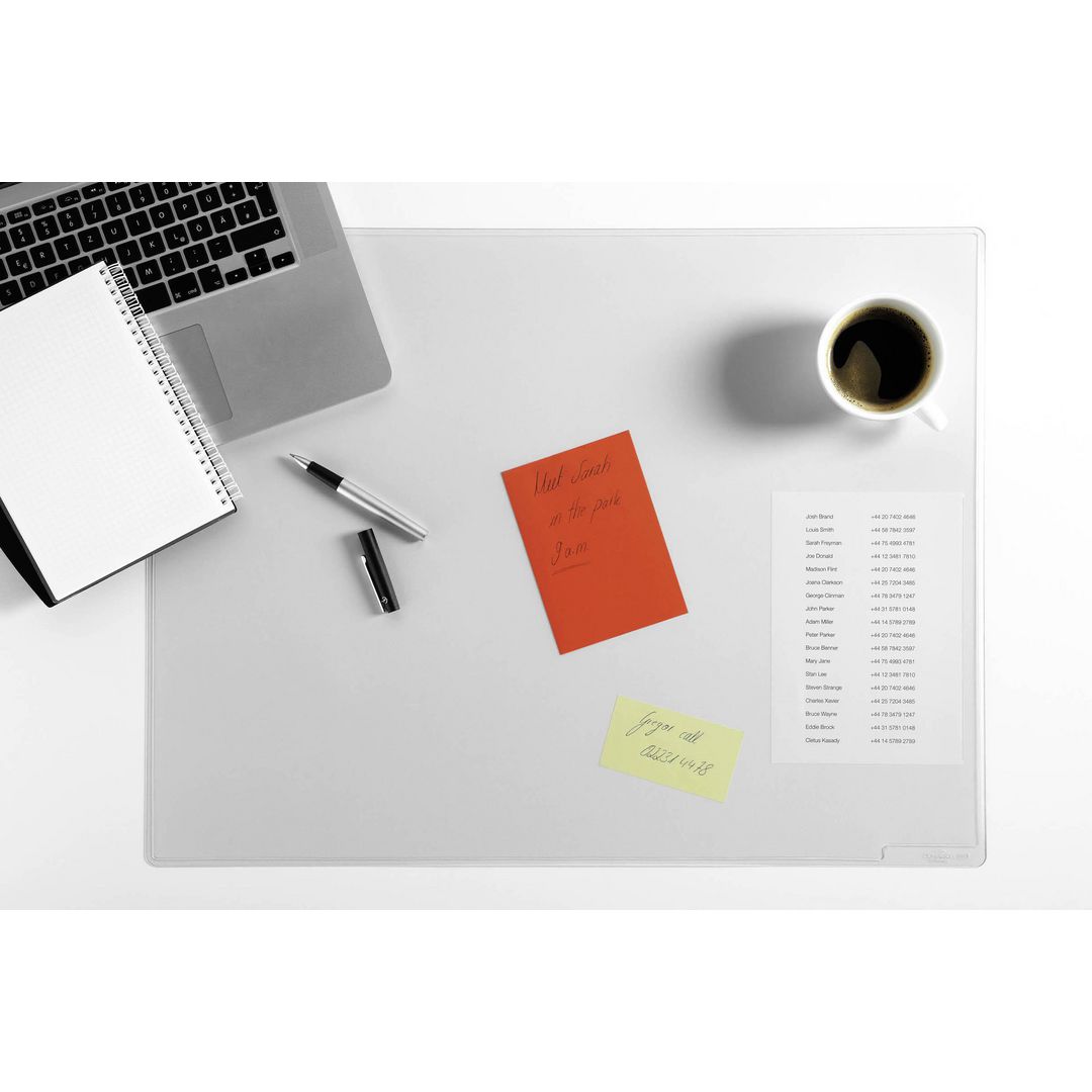 DURABLE Skrivunderlägg 65x50cm transp | Kontorsmaterial - Till skrivbordet - Skrivunderlägg | Kontorsexperten
