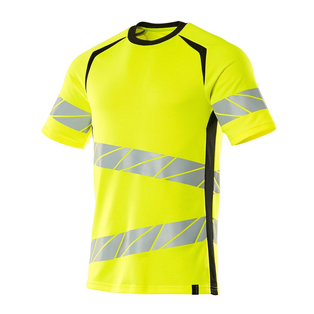 MASCOT Varsel t-shirt Accelerate Kl 2 gul 4XL | Arbetskläder - Varselkläder - Varselt-shirts | Kontorsexperten