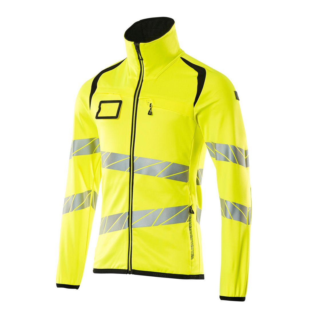 MASCOT Varselfleecetröja kl 2 gul 3XL | Arbetskläder - Varselkläder - Varseltröjor | Kontorsexperten