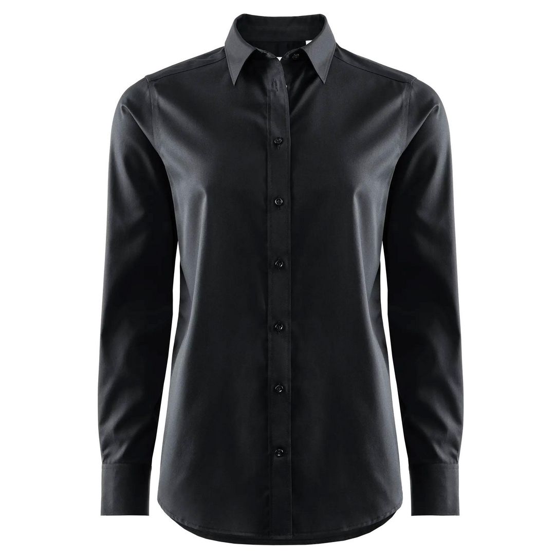 Skjorta Plainton dam svart M | Yrkeskläder - Skjortor och blusar - Skjortor | Kontorsexperten