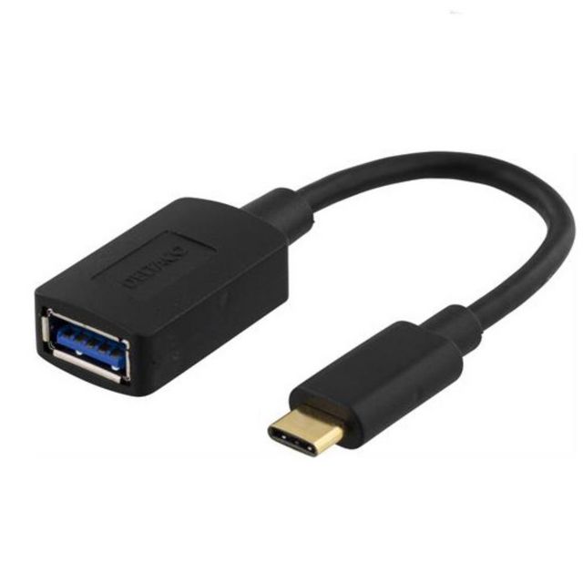 DELTACO Adapter USB C hane - Typ A hona | Datorprodukter - Kablar och adaptrar - Adaptrar - Övriga | Kontorsexperten