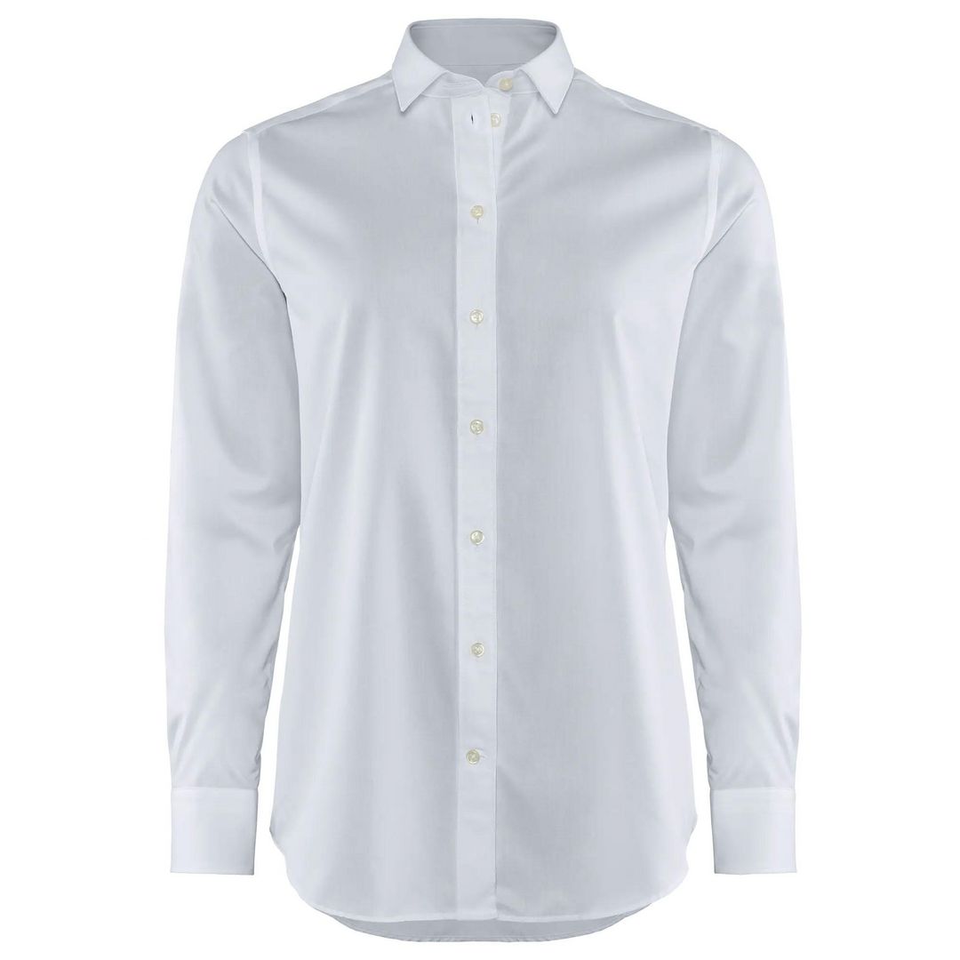 Skjorta Plainton dam vit 3XL | Yrkeskläder - Skjortor och blusar - Skjortor | Kontorsexperten