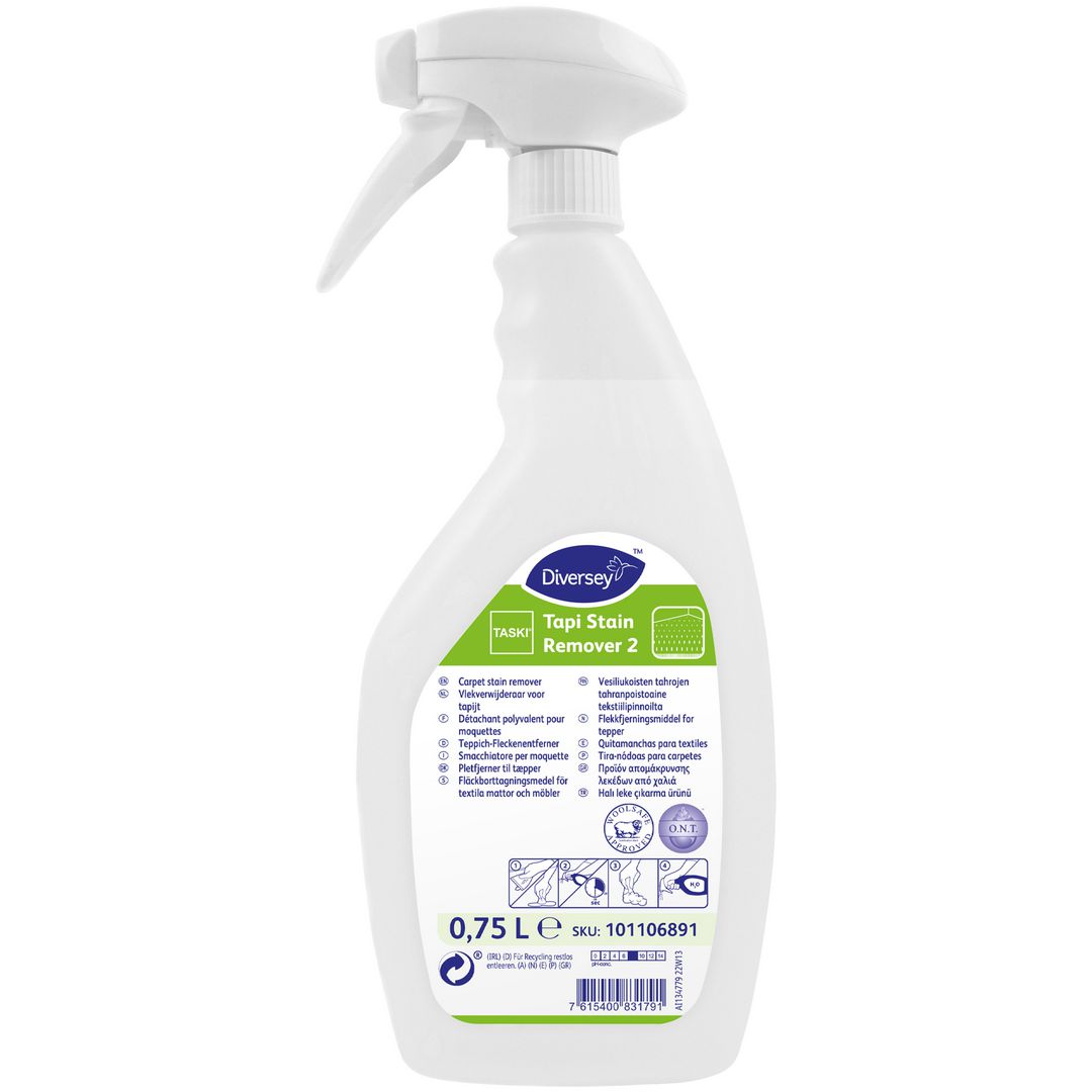 TASKI Fläckborttagning Stain2 750ml 6/fp | Städ och hygien - Rengöringsmedel - Textil och möbelrengöring | Kontorsexperten