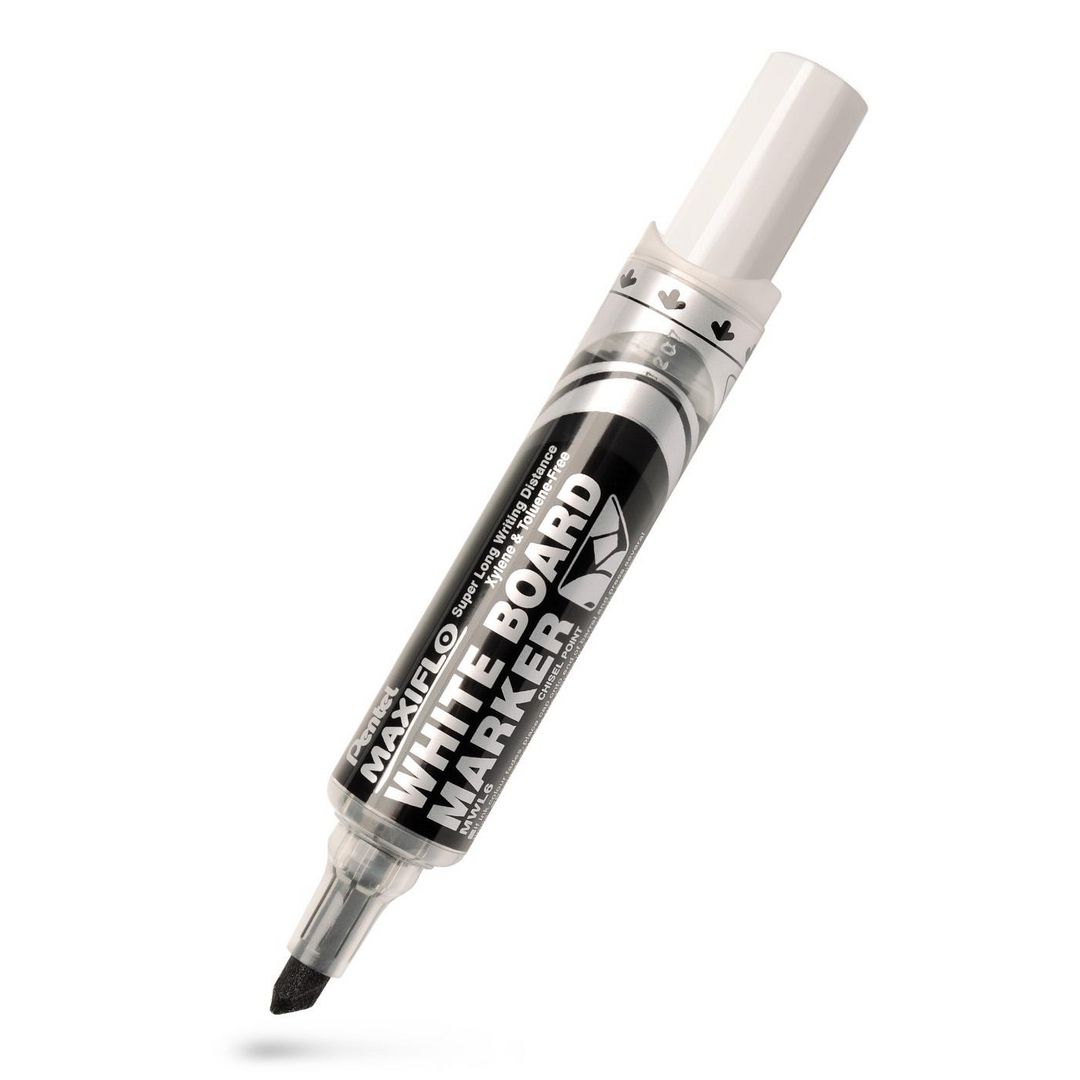 PENTEL Whiteboardpenna Maxiflo sned sv | Kontorsmaterial - Pennor - Whiteboardpennor - Skuren spets | Kontorsexperten