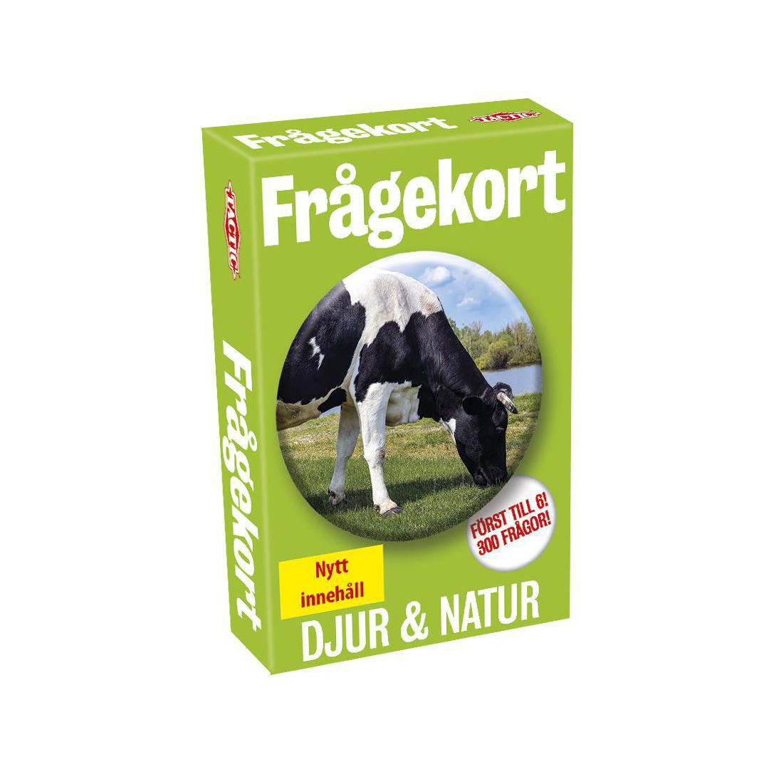 TACTIC Spel Frågekort, Djur & Natur | Skola och förskola - Lekmaterial - Sällskapsspel | Kontorsexperten