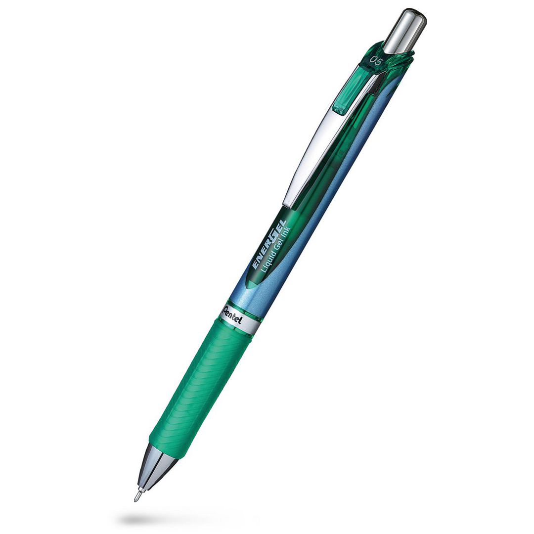 PENTEL Gelpenna EnerGel needle 0,5 grön | Kontorsmaterial - Pennor - Gelpennor | Kontorsexperten