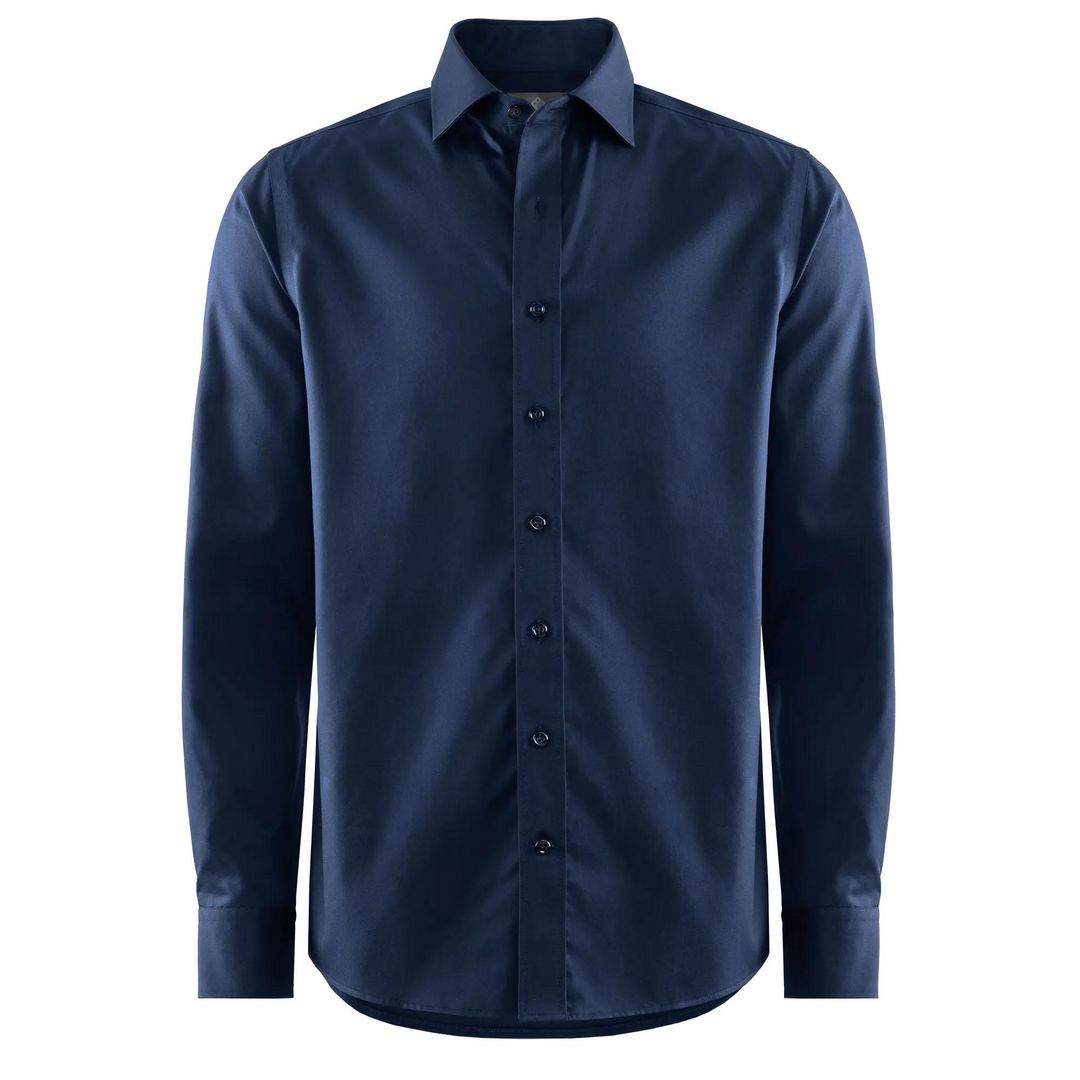 Skjorta Plainton reg marin 3XL | Yrkeskläder - Skjortor och blusar - Skjortor | Kontorsexperten