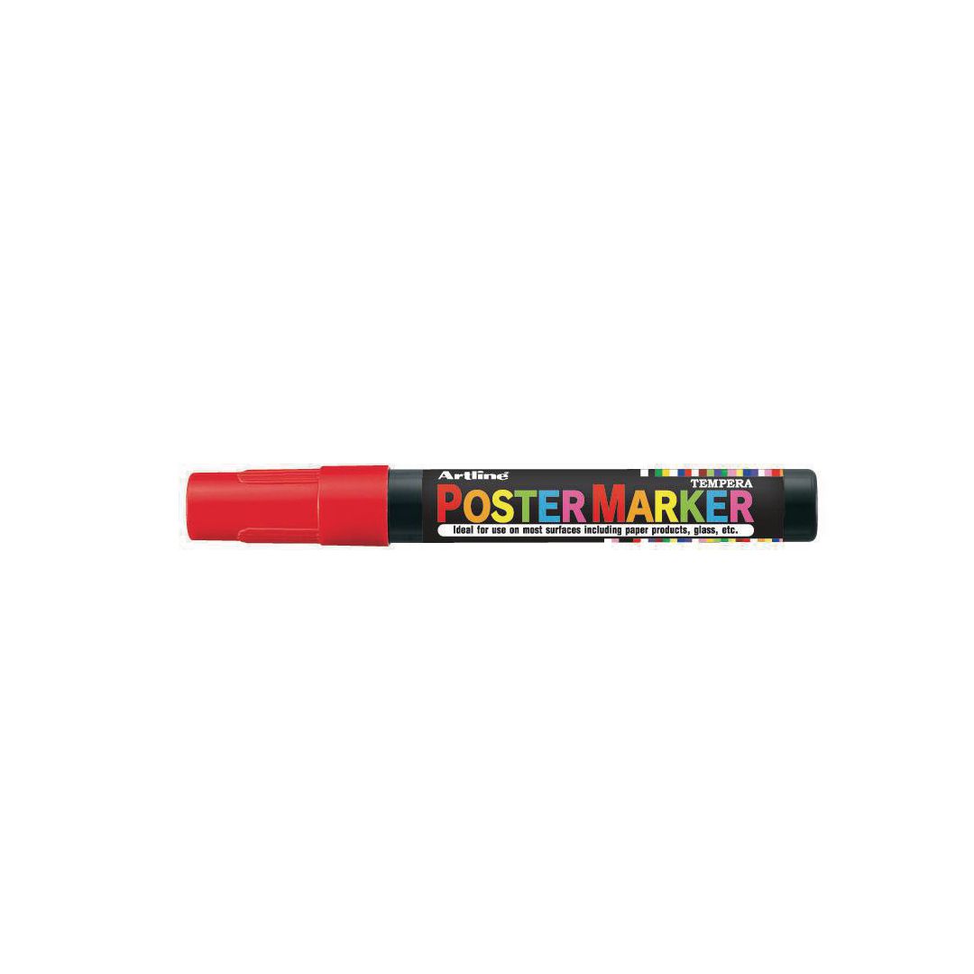 ARTLINE Poster Marker Rund 2,0 mm röd | Kontorsmaterial - Pennor - Märkpennor - Rund spets | Kontorsexperten