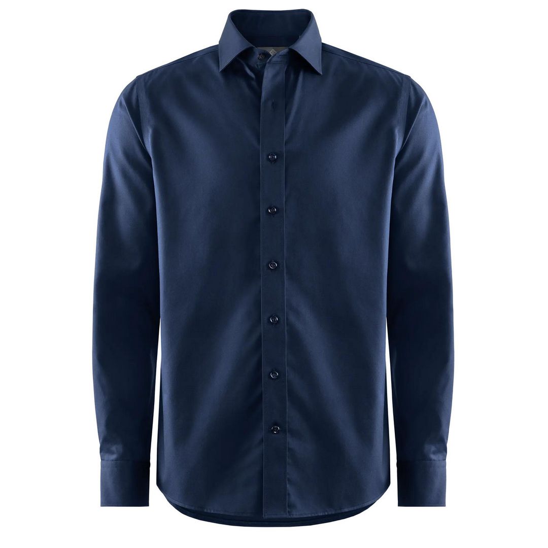 Skjorta Plainton tail marin 2XL | Yrkeskläder - Skjortor och blusar - Skjortor | Kontorsexperten