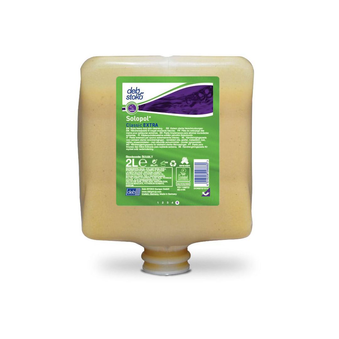 DEB Grovtvål Solopol Classic EXTRA 2L | Städ och hygien - Tvål och hygien - Grovtvål | Kontorsexperten
