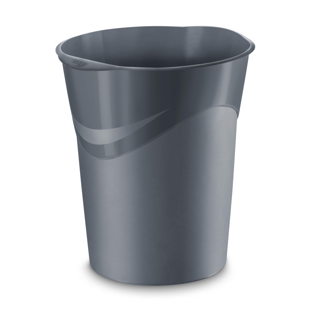 CEP Papperskorg Mineral 14L grå | Städ och hygien - Avfallshantering och källsortering - Papperskorgar | Kontorsexperten