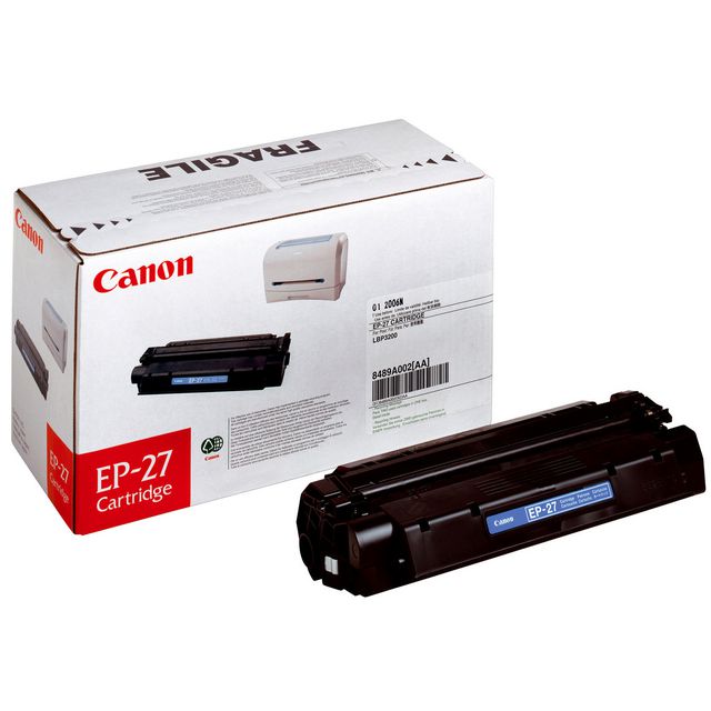CANON Toner, EP-27, 8489A002, svart, singelförpackning | Toner och bläck - Tonerkassetter - Toner Canon | Kontorsexperten