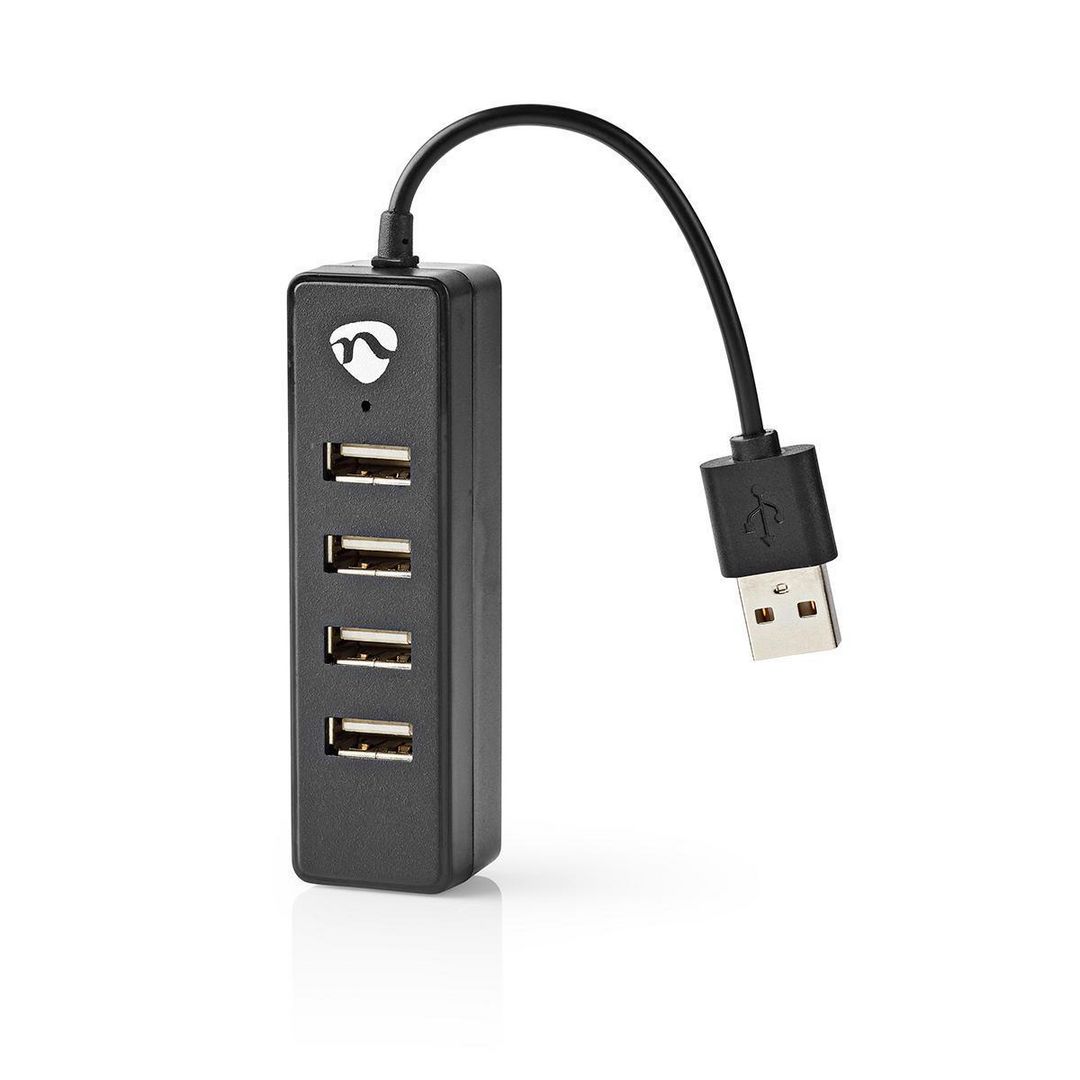 NEDIS Hub USB 4-port | Datorprodukter - Kablar och adaptrar - Hubbar | Kontorsexperten