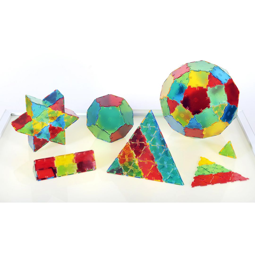 Polydron Transparent 164/fp | Skola och förskola - Lekmaterial - Bygglek, konstruktion och mosaik | Kontorsexperten