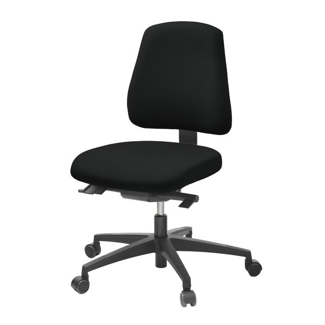 LANAB DESIGN Kontorsstol LD6330 svart u armstöd | Kontorsmöbler och inredning - Stolar och sittmöbler - Kontorsstolar | Kontorsexperten