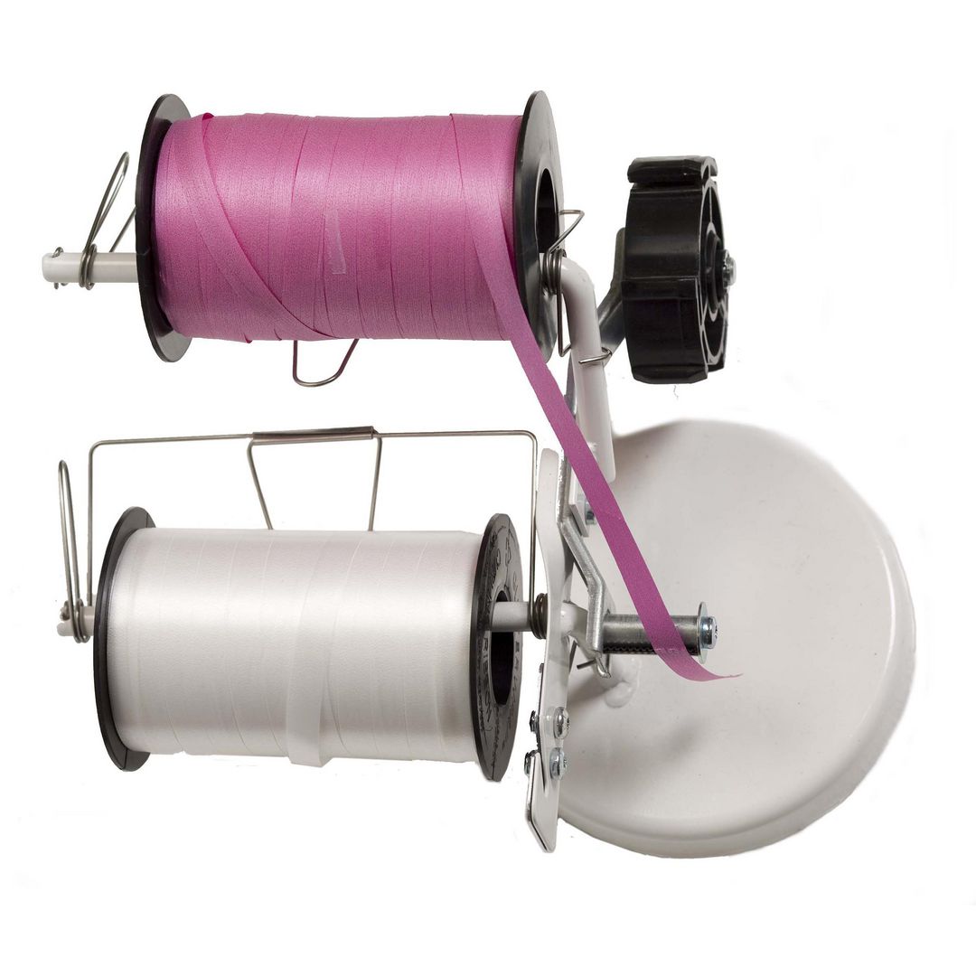 Bandhållare för presentband dubbel vit | Emballage och lagerutrustning - Presentinslagning - Presentband och Snören | Kontorsexperten