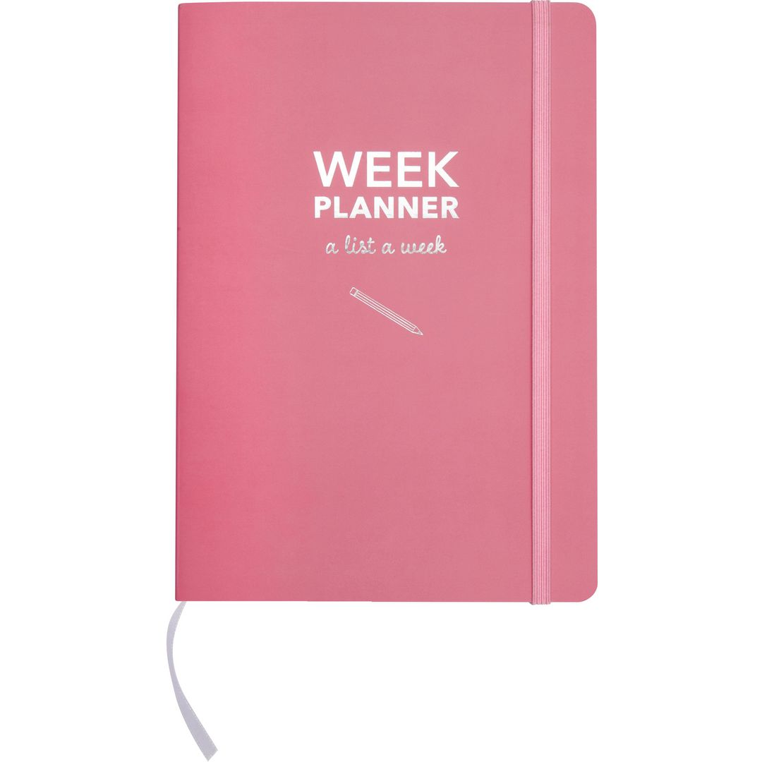 BURDE Kalender Week planner pink odaterad - 1051 | Almanackor och kalendrar - Temakalendrar - Produktivitet | Kontorsexperten