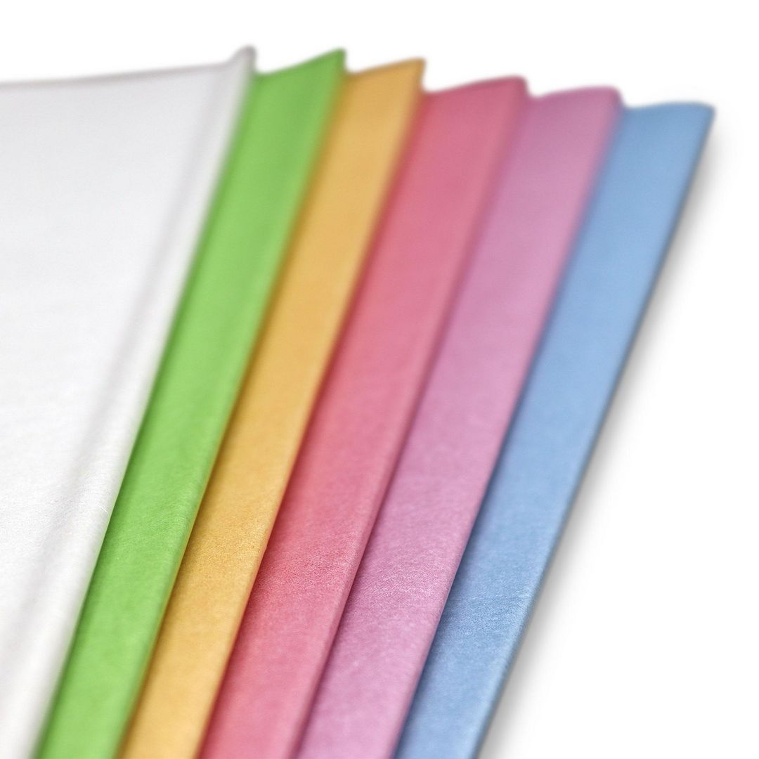 Pärlsilkespapper 50x70cm 25ark x 6färger | Skola och förskola - Hobbypapper - Silkespapper | Kontorsexperten