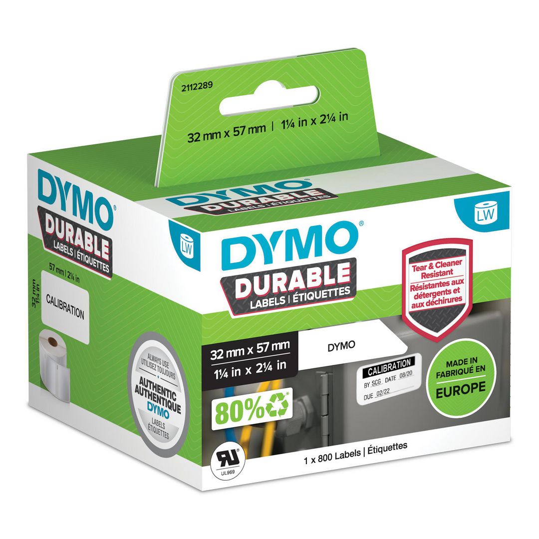 DYMO Etikett LW 57x32mm 800/fp | Kontorsmaskiner - Etikettskrivare och etiketter - Etiketter - Dymo | Kontorsexperten