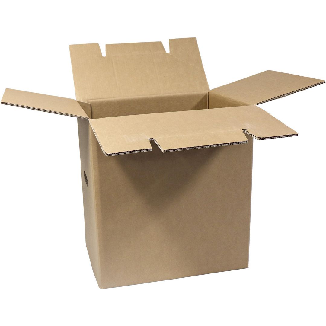 Flyttlåda 435x340x475mm | Emballage och lagerutrustning - Lådor och well - Flyttlådor | Kontorsexperten
