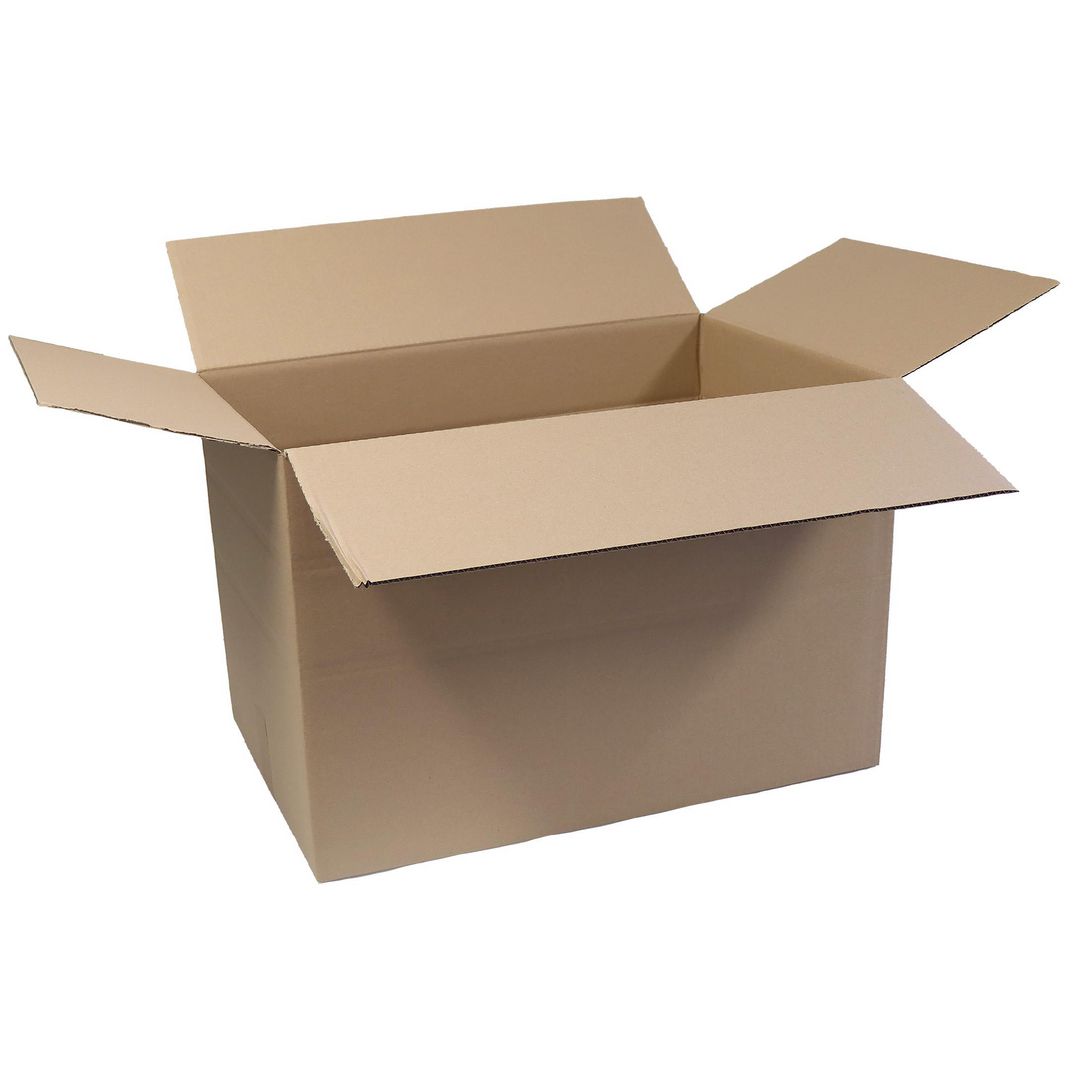 Wellåda 570x380x380/285/190mm 4mm | Emballage och lagerutrustning - Lådor och well - Welllådor 1-lag - 500-1300 mm | Kontorsexperten