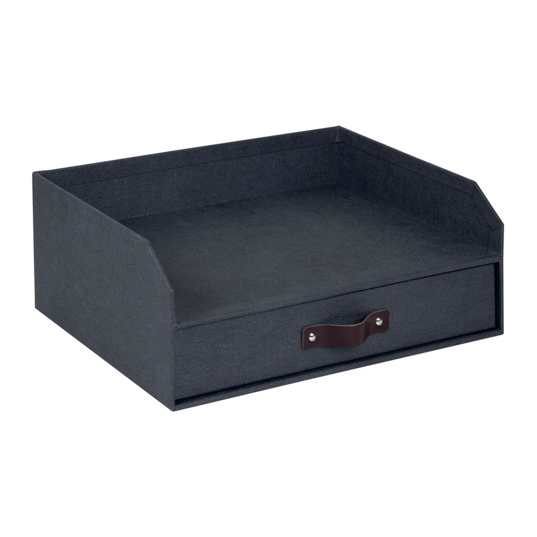 BIGSO BOX Skrivbordsförvaring Walter grå/svart | Kontorsmaterial - Till skrivbordet - Blankettfack och Boxar | Kontorsexperten