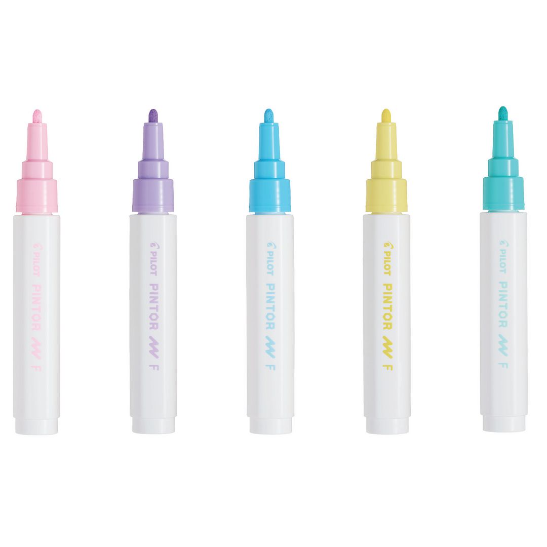 PILOT Märkpenna Pintor F Past Mix 6/fp | Kontorsmaterial - Pennor - Märkpennor - Rund spets | Kontorsexperten