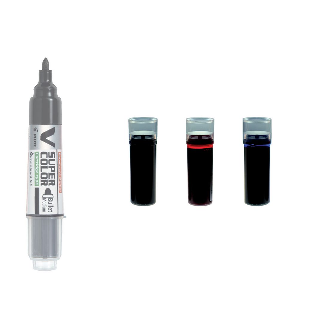 PILOT Refill V Super Color röd | Kontorsmaterial - Pennor - Pennpatroner | Kontorsexperten