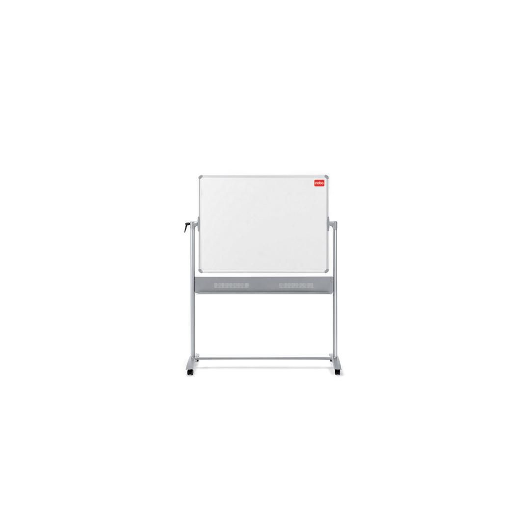 NOBO Whiteboard, mobil, magnetisk emaljyta, aluminiumram, dubbelsidig, 1500 x 1200 mm | Kontorsmöbler och inredning - Whiteboardtavlor och tillbehör - Whiteboardtavlor - Emalj | Kontorsexperten