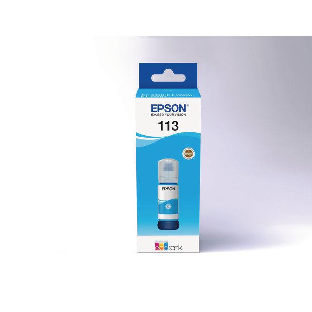 EPSON Bläckpatron 113 C13T06B240 6K cyan | Toner och bläck - Bläckpatroner - Bläckpatroner Epson | Kontorsexperten