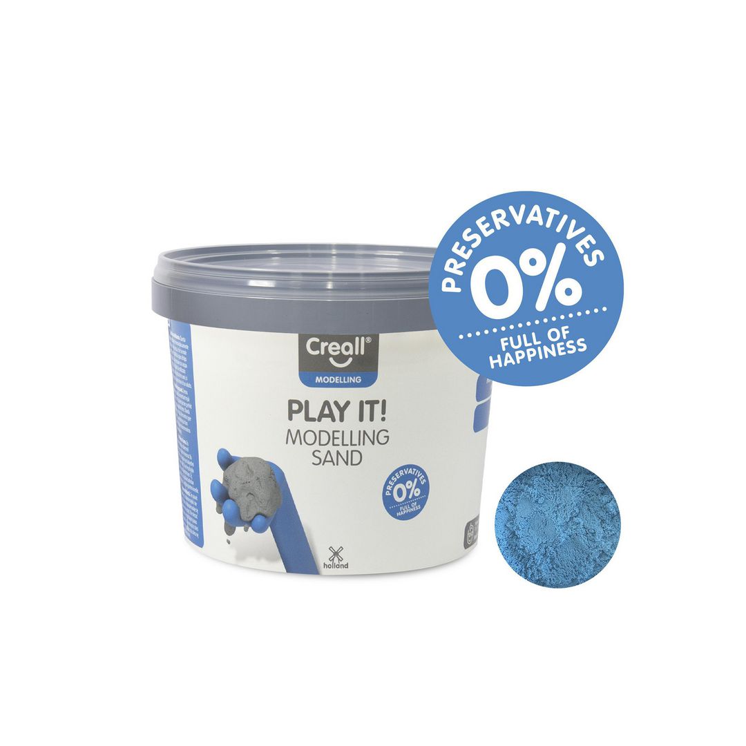 CREALL Leksand blå 750 g | Skola och förskola - Bild och form - Lera och sand | Kontorsexperten