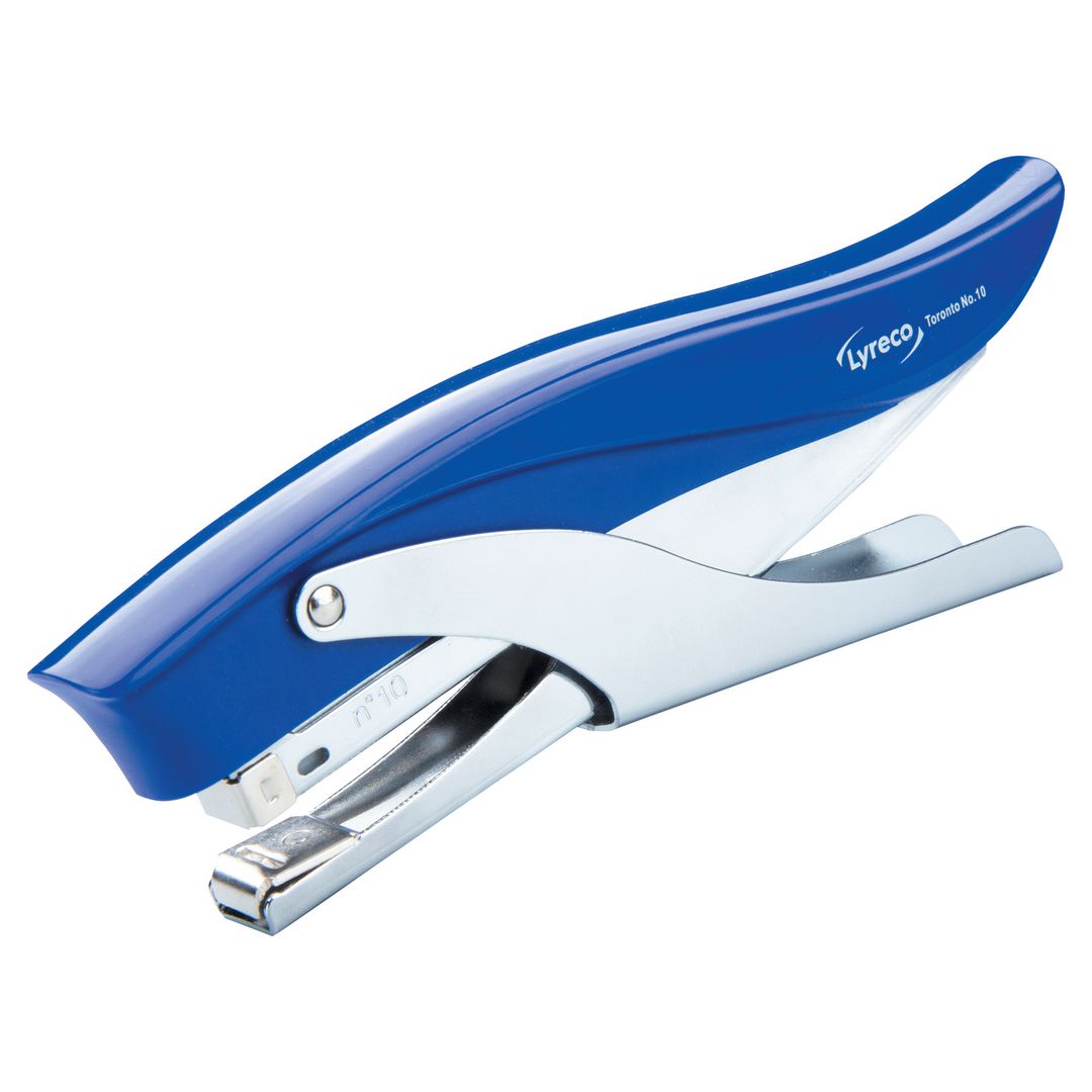 LYRECO Häfttång blå 15 ark | Kontorsmaterial - Till skrivbordet - Häftpistoler och häfttänger | Kontorsexperten