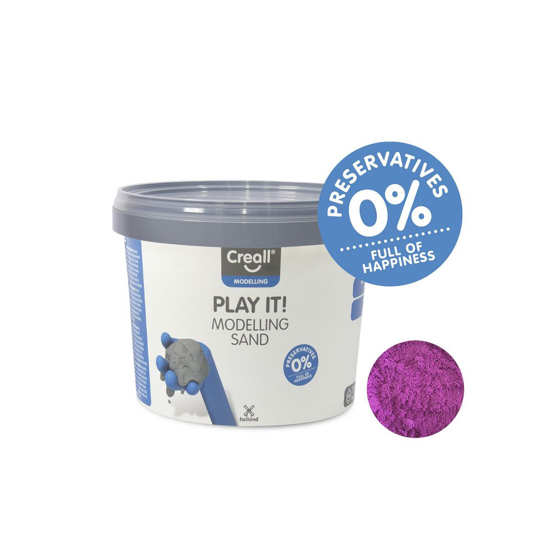 CREALL Leksand lila 750 g | Skola och förskola - Bild och form - Lera och sand | Kontorsexperten