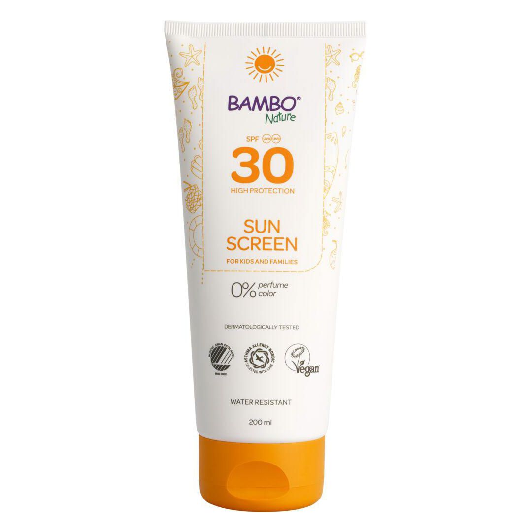 BAMBO Solskyddskräm SPF30 200ml | Sjukvård och omsorg - Hygien - Solskydd | Kontorsexperten