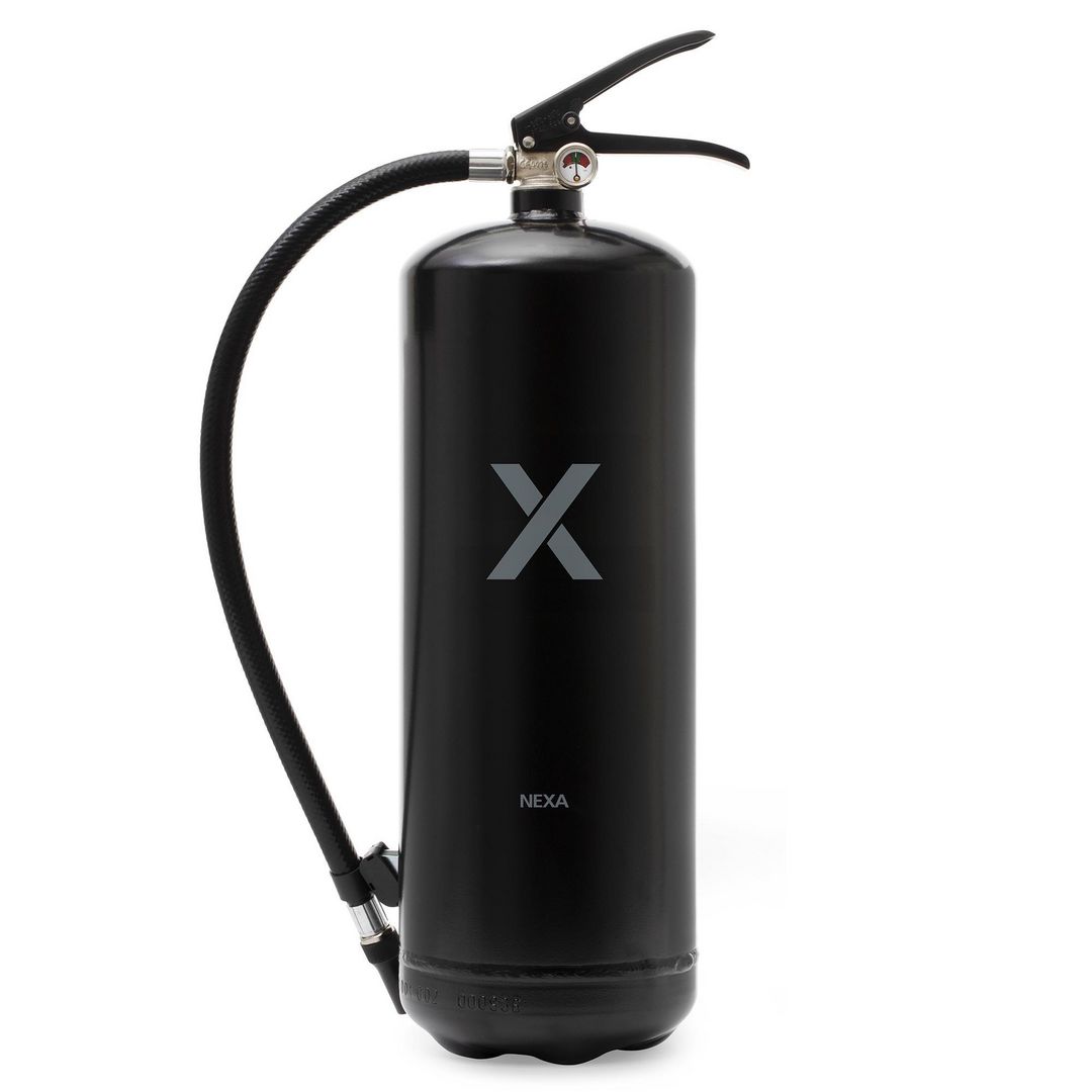 NEXA Brandsläckare pulver 6kg svart 43A | Skyddsutrustning - Brandsäkerhet - Brandsläckare | Kontorsexperten