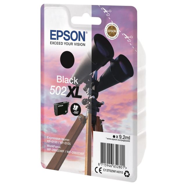 EPSON Bläckpatron C13T02W14010 T502XL Svart | Toner och bläck - Bläckpatroner - Bläckpatroner Epson | Kontorsexperten