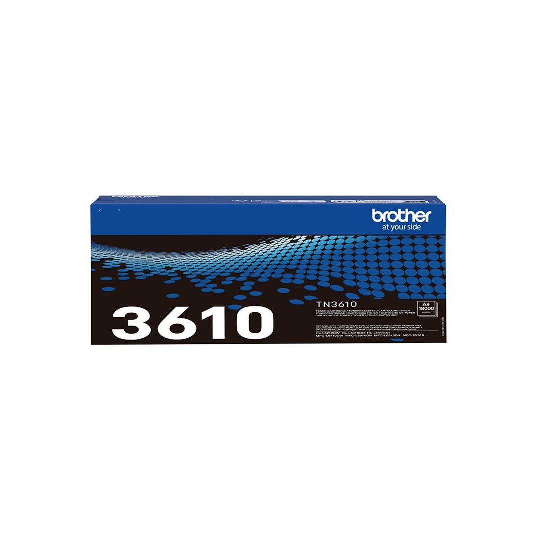 BROTHER Toner TN3610 18K svart | Toner och bläck - Tonerkassetter - Toner Brother | Kontorsexperten
