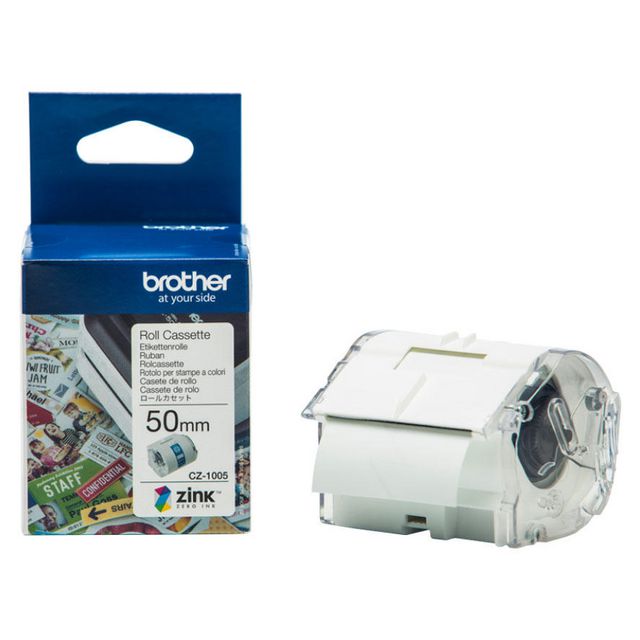 BROTHER Etikett CZ1005 50mm | Kontorsmaskiner - Etikettskrivare och etiketter - Etiketter - Brother | Kontorsexperten