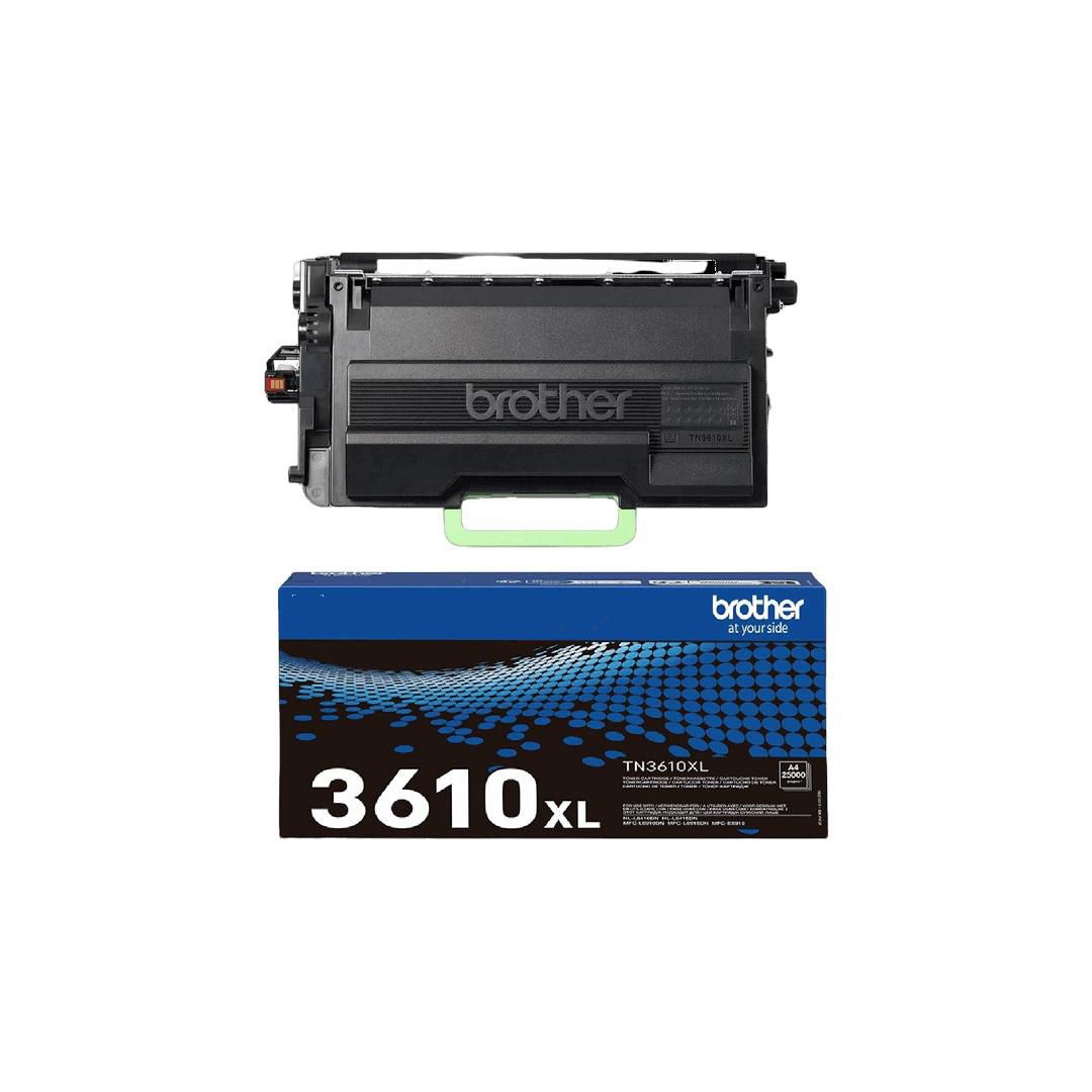 BROTHER Toner TN3610XL 25K svart | Toner och bläck - Tonerkassetter - Toner Brother | Kontorsexperten