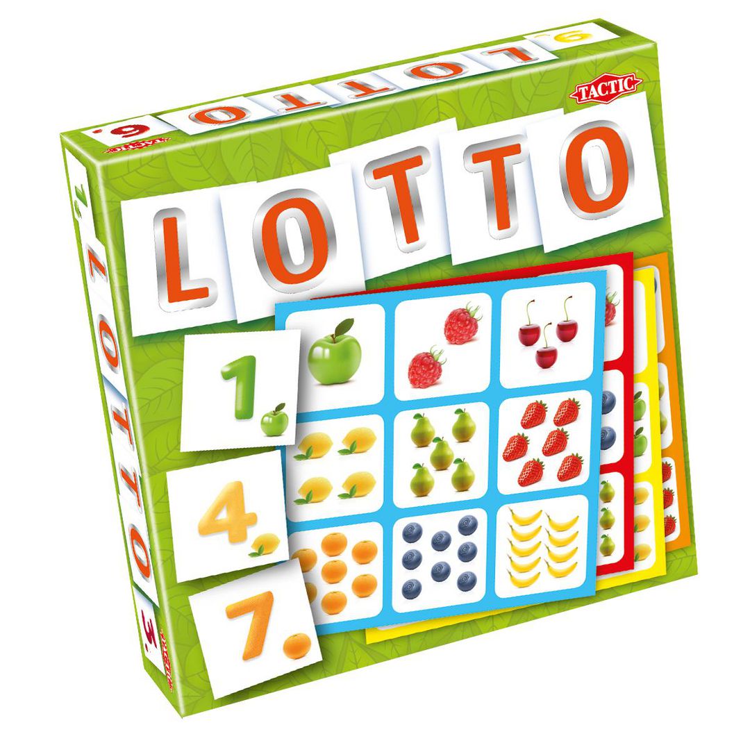 TACTIC Frukt-lotto inlärningsspel 2–4 spelare från 3 år | Skola och förskola - Lekmaterial - Spel - Från 3 - 4 år | Kontorsexperten
