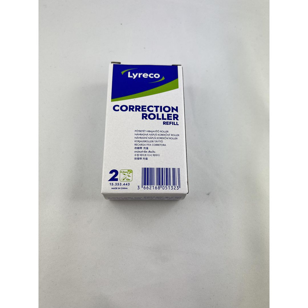 LYRECO Korrigeringsroller refill 4,2x10m 6/fp | Kontorsmaterial - Korrigering - Korrigeringsroller | Kontorsexperten