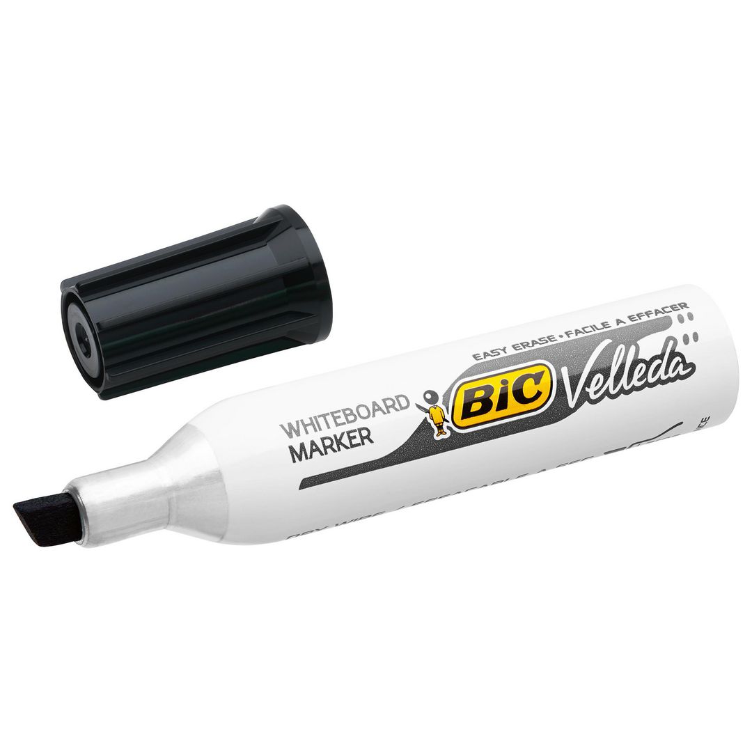 BIC VELLEDA Whiteboardpenna 1781 4/fp | Kontorsmaterial - Pennor - Whiteboardpennor - Skuren spets | Kontorsexperten