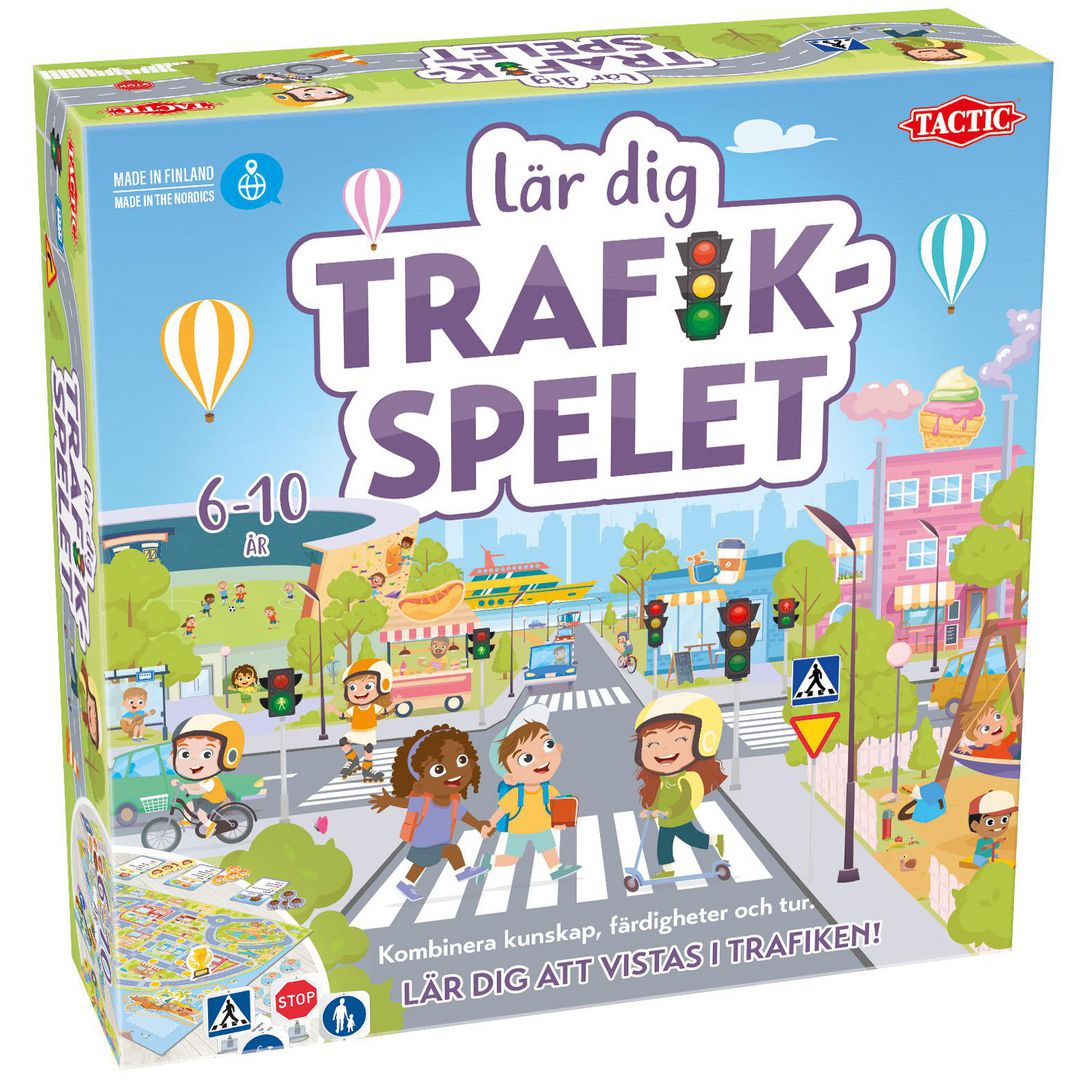 TACTIC Spel Lär dig Trafikspelet från 6år | Skola och förskola - Lekmaterial - Spel - Från 5 - 6 år | Kontorsexperten