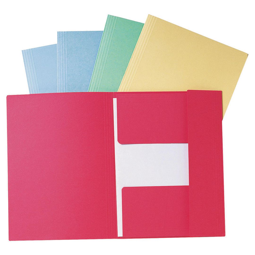 LYRECO Mapp 3-klaff A4 280g grön 50/fp | Kontorsmaterial - Mappar och plastfickor - Mappar övriga | Kontorsexperten