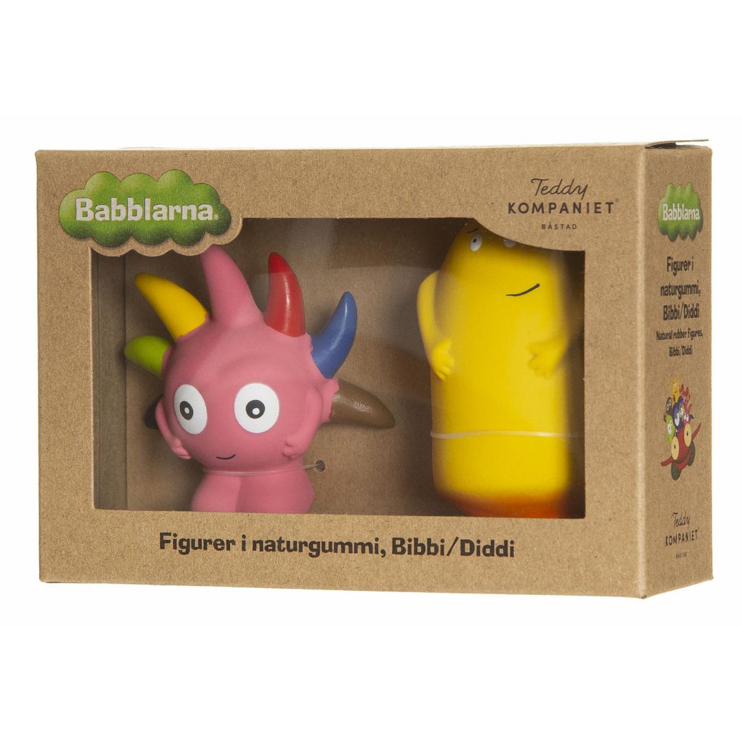 Babblarna Bibbi, Diddi naturgummi 2/fp | Skola och förskola - Lekmaterial - Förskolelek | Kontorsexperten