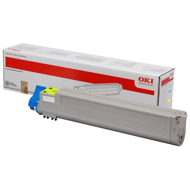 OKI Toner C931 45536413 Gul | Toner och bläck - Tonerkassetter - Toner OKI | Kontorsexperten
