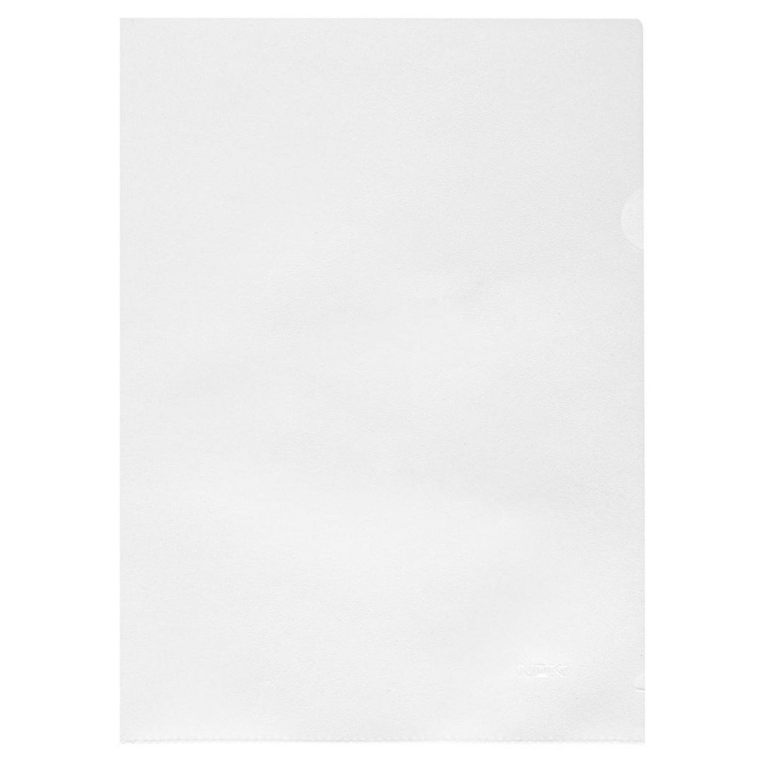 Aktmapp A4 0,12 ofärgad med tumgrepp 100/fp | Kontorsmaterial - Mappar och plastfickor - Plastmappar och aktmappar | Kontorsexperten